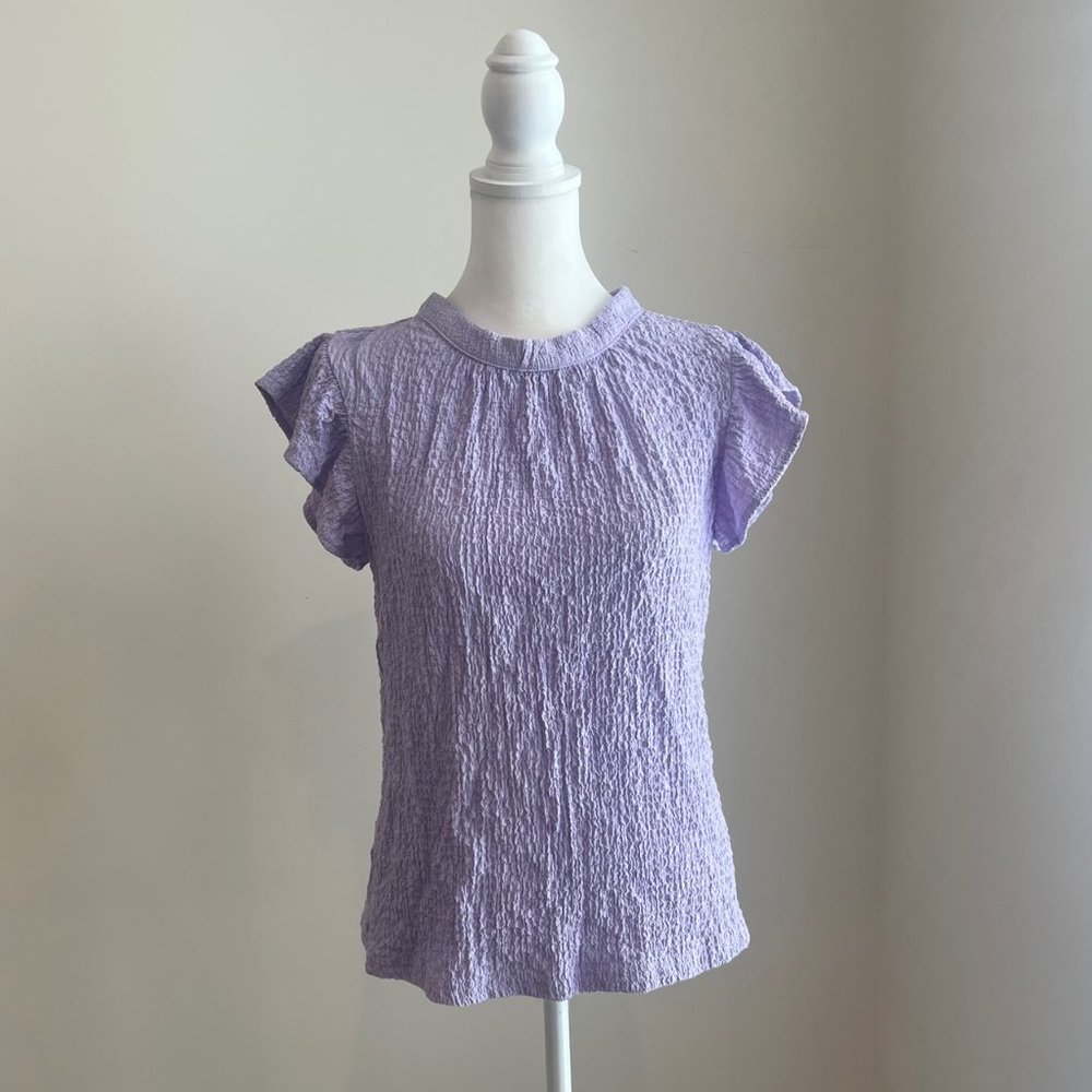 THML lavender purple top blouse